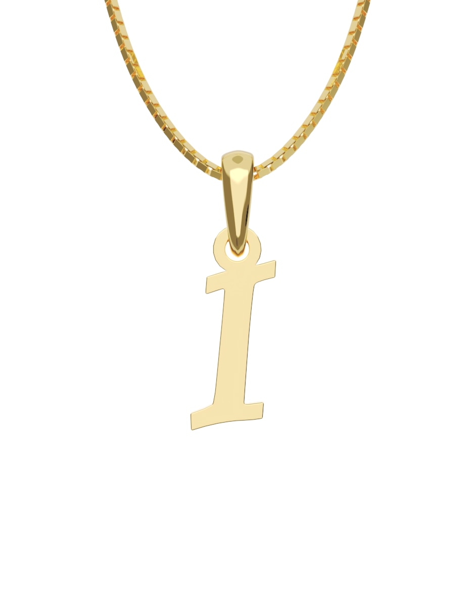 Collar con dije de oro 14 k