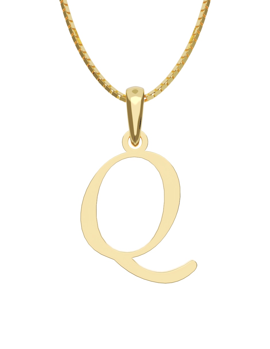 Collar con dije de oro 14 k 1