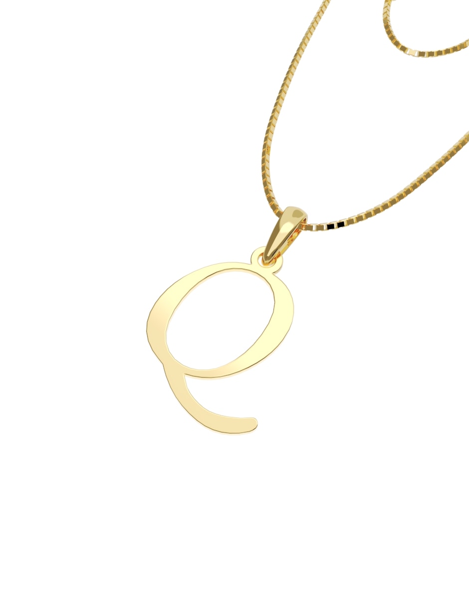 Collar con dije de oro 14 k 2