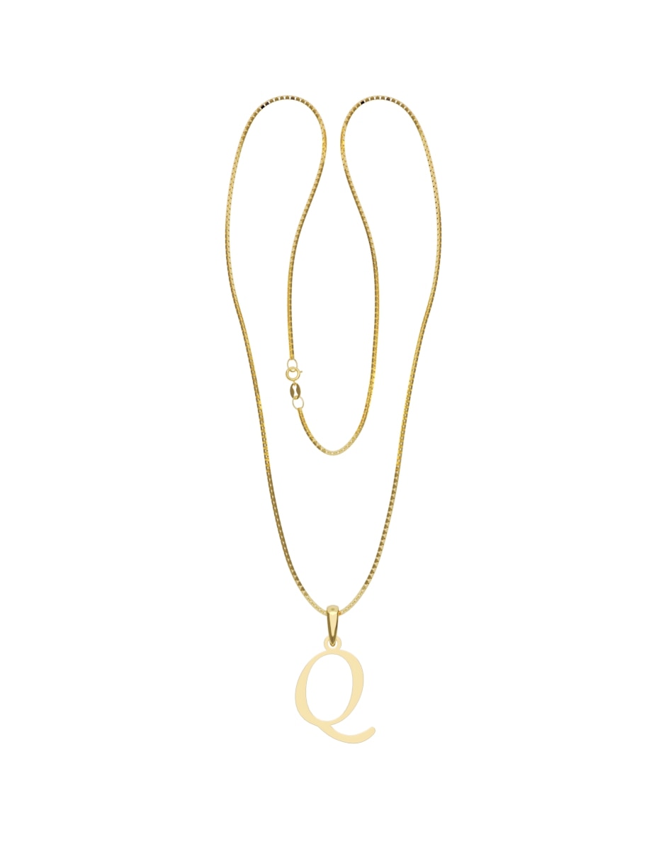 Collar con dije de oro 14 k 3