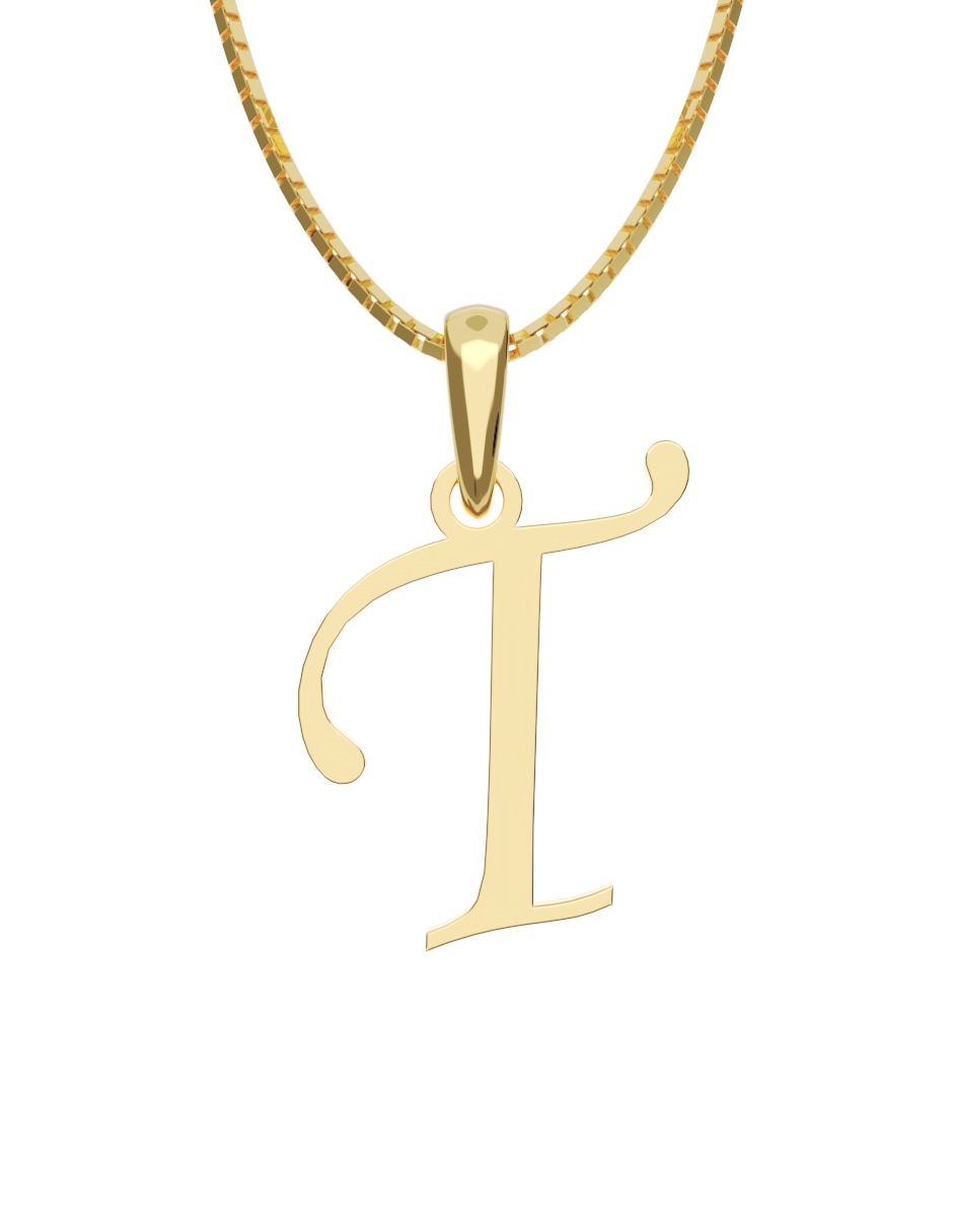 Collar con dije de oro 14 k