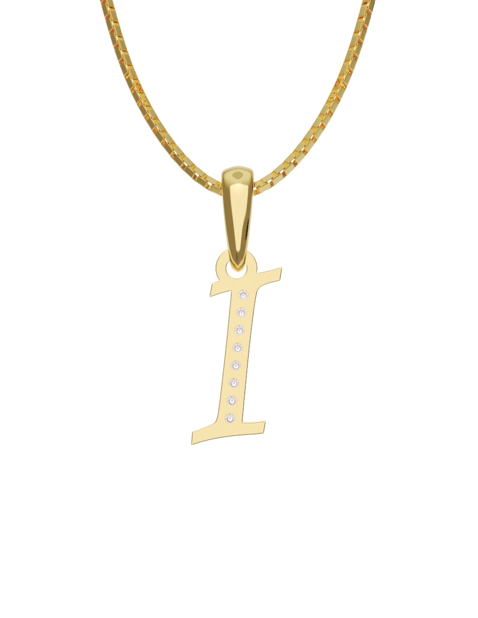 Collar con dije de oro 14 k Collar con dije de oro 14 k