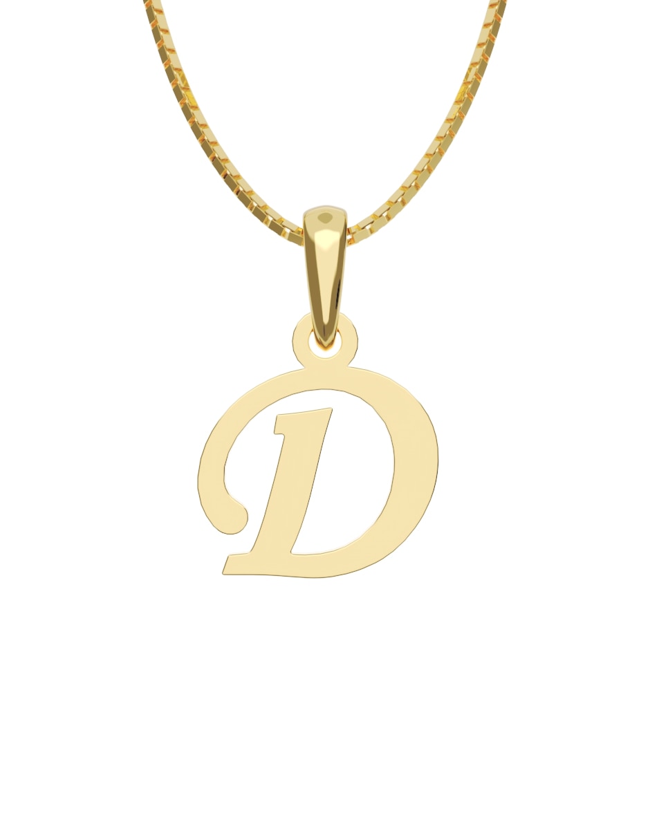 Collar con dije de oro 10 k