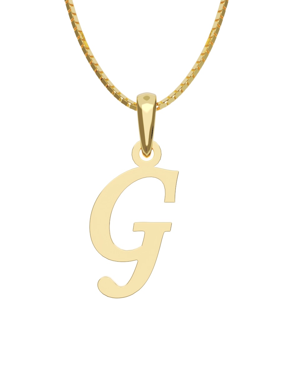 Collar con dije de oro 10 k