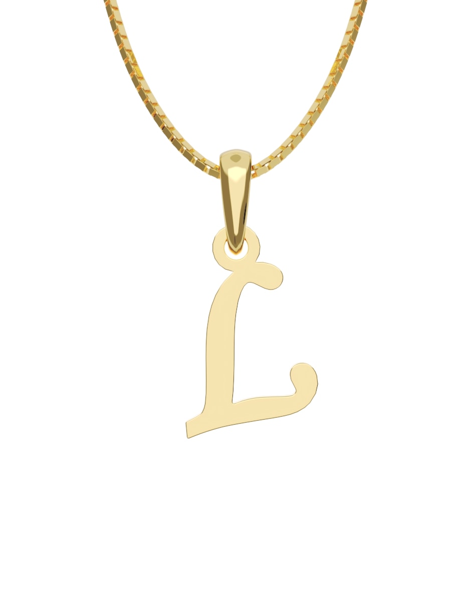Collar con dije de oro 10 k