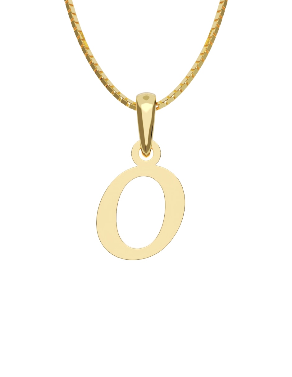 Collar con dije de oro 10 k