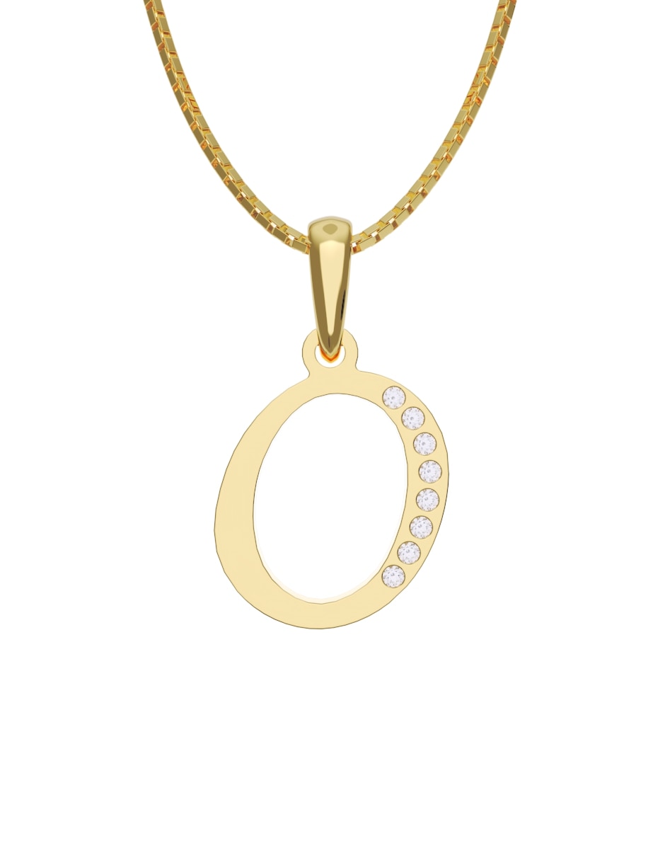Collar con dije de oro 10 k