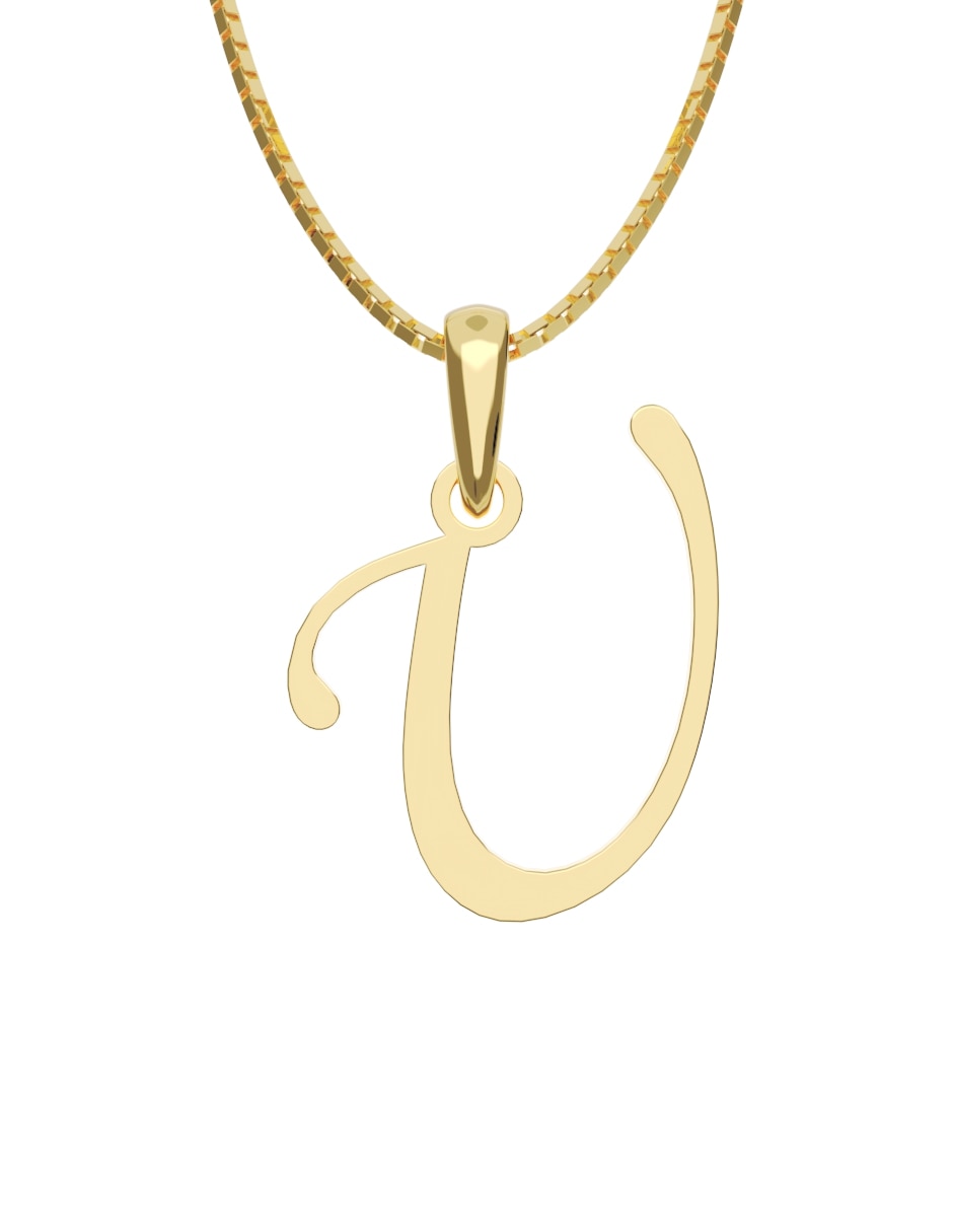 Collar con dije de oro 10 k