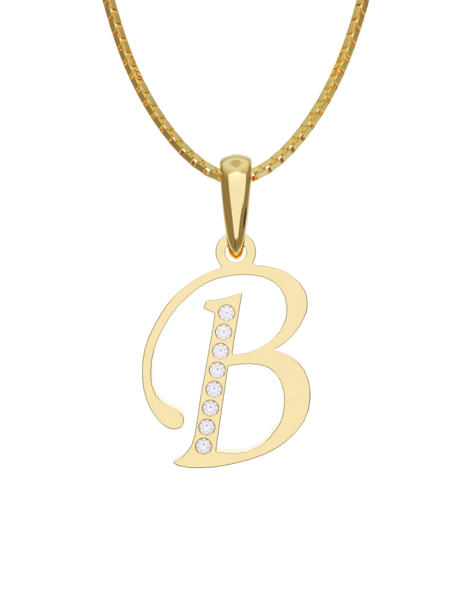 Collar con dije de oro 10 k