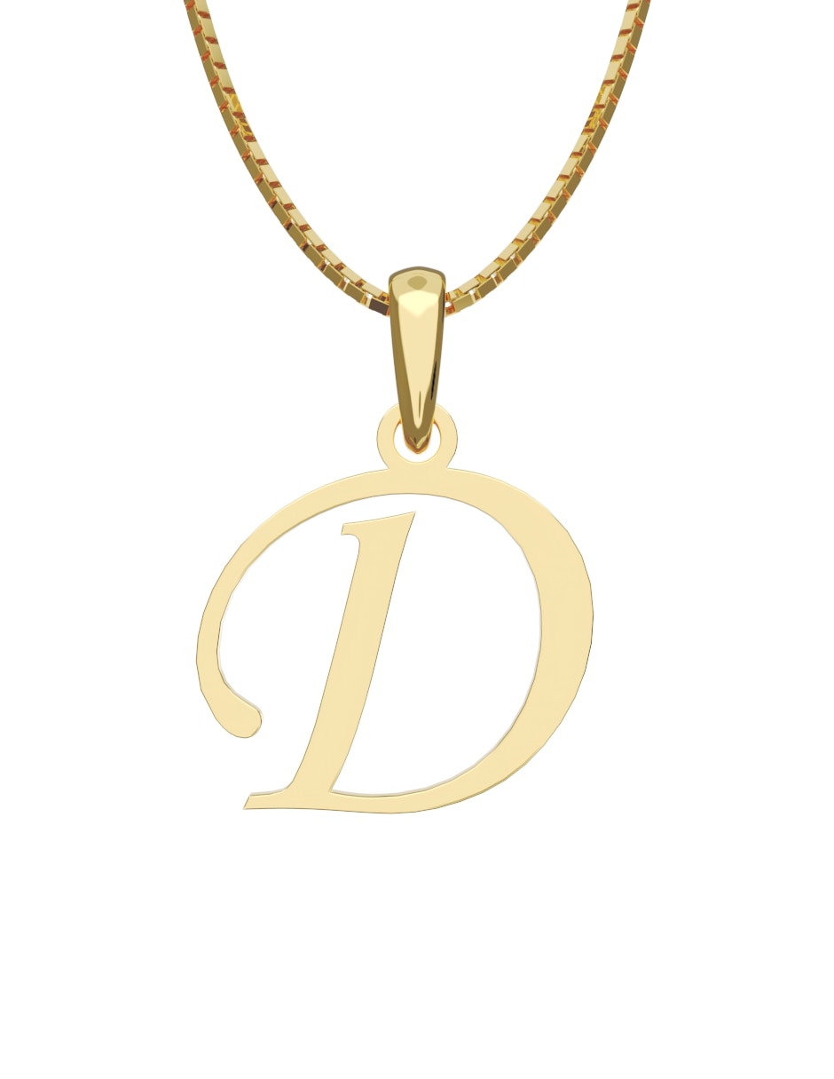 Collar con dije de oro 10 k