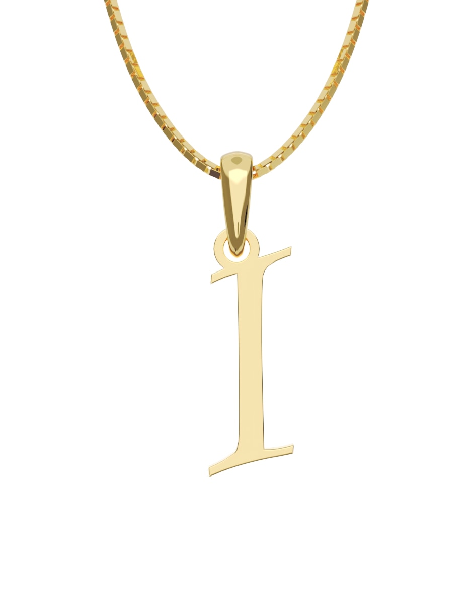 Collar con dije de oro 10 k 1