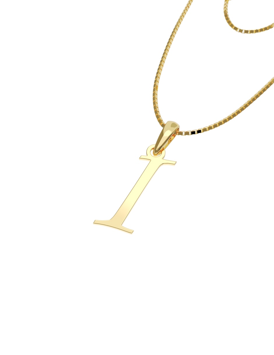 Collar con dije de oro 10 k 2