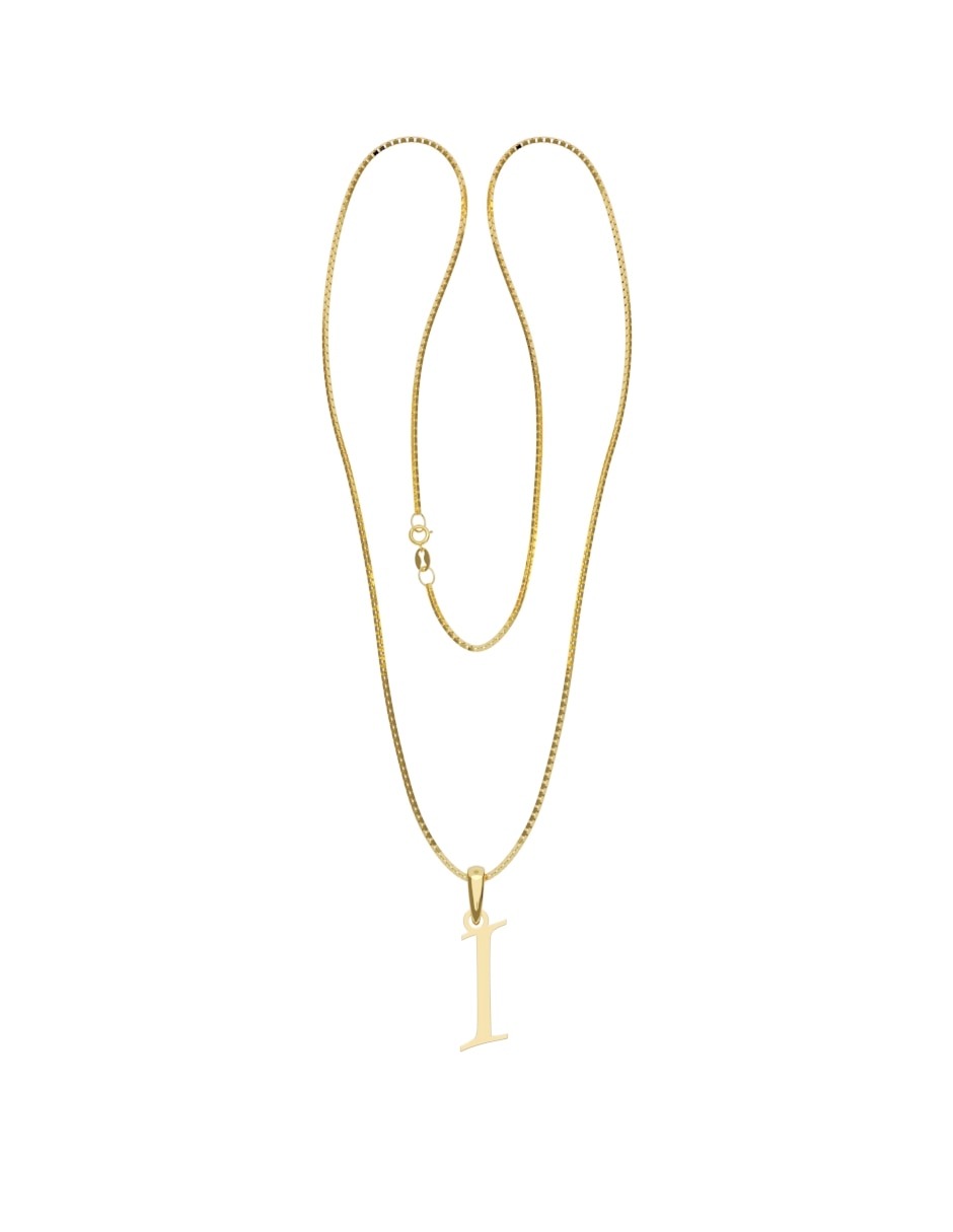 Collar con dije de oro 10 k 3