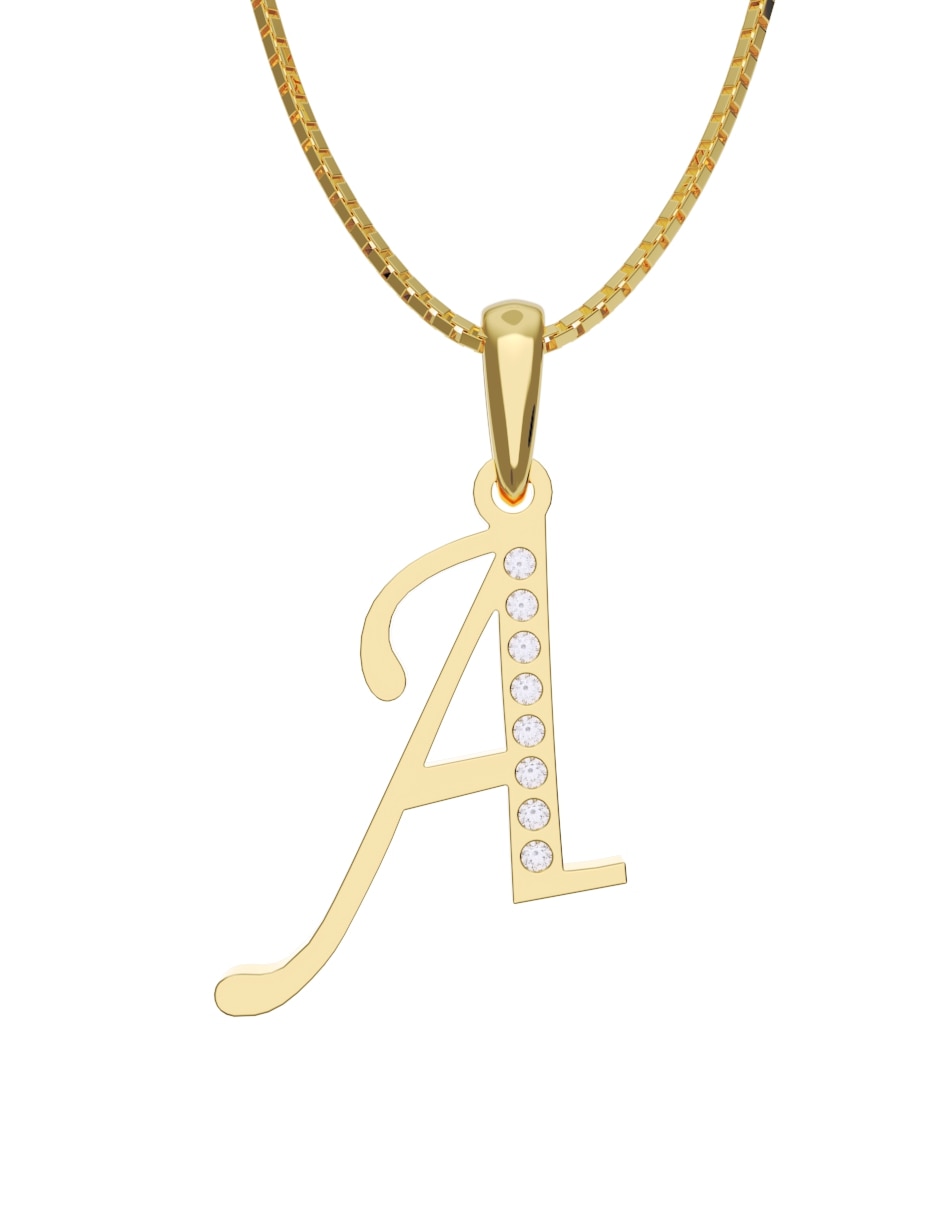 Collar con dije de oro 14 k Collar con dije de oro 14 k