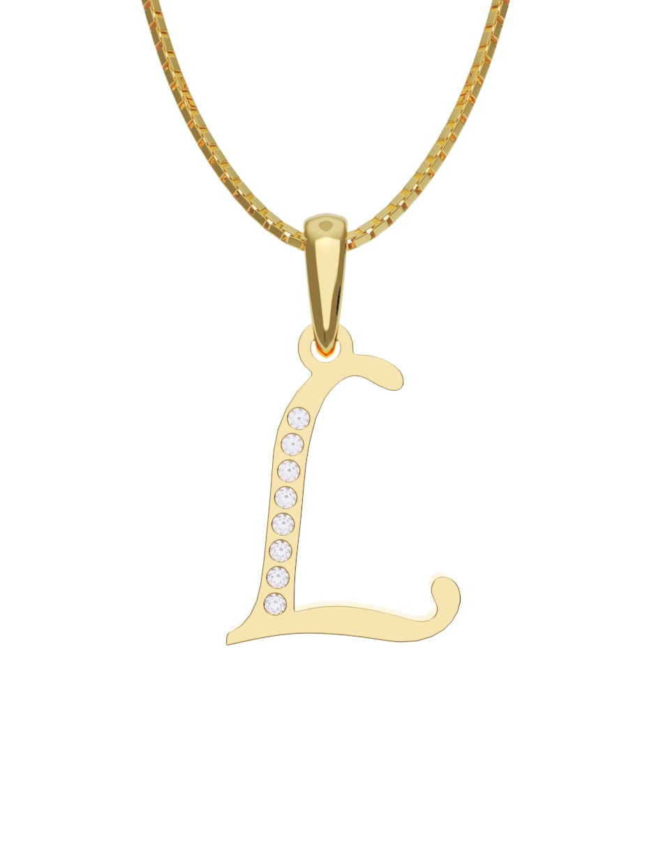 Collar con dije de oro 14 k Collar con dije de oro 14 k