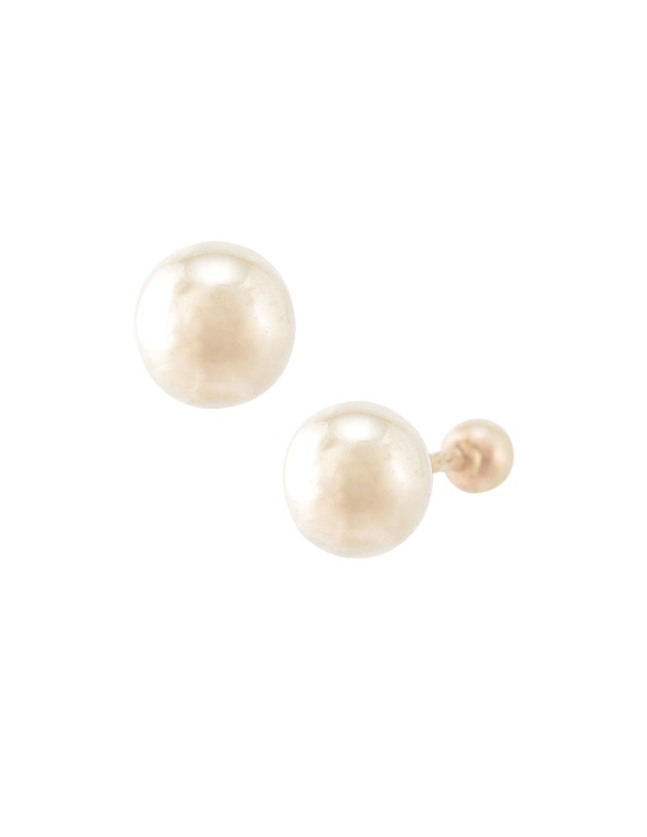 Broqueles de oro amarillo 14 K con acabado brillante