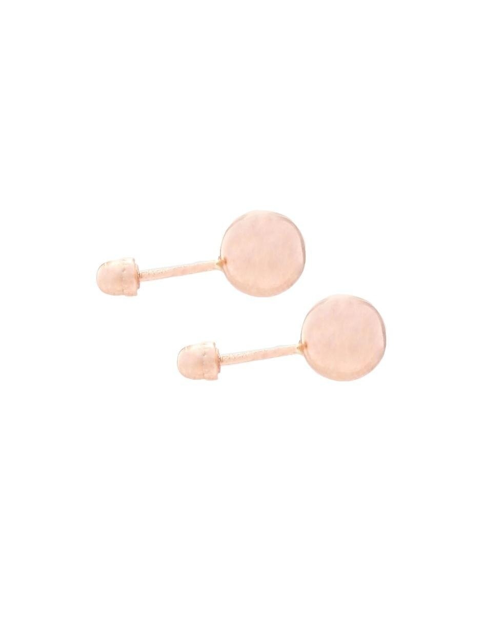 Broqueles de oro amarillo 14 K con acabado brillante 2