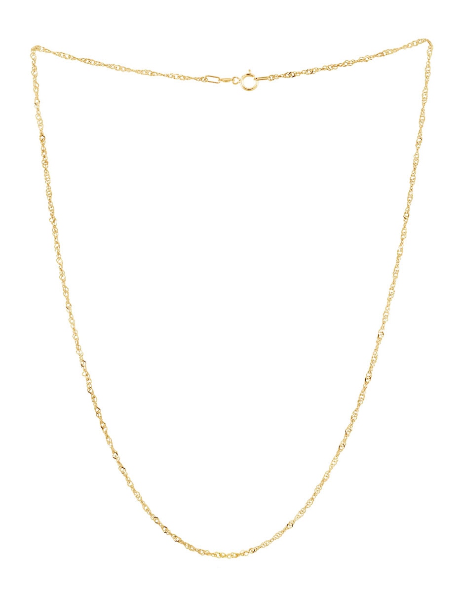 Collar de oro amarillo 14 K